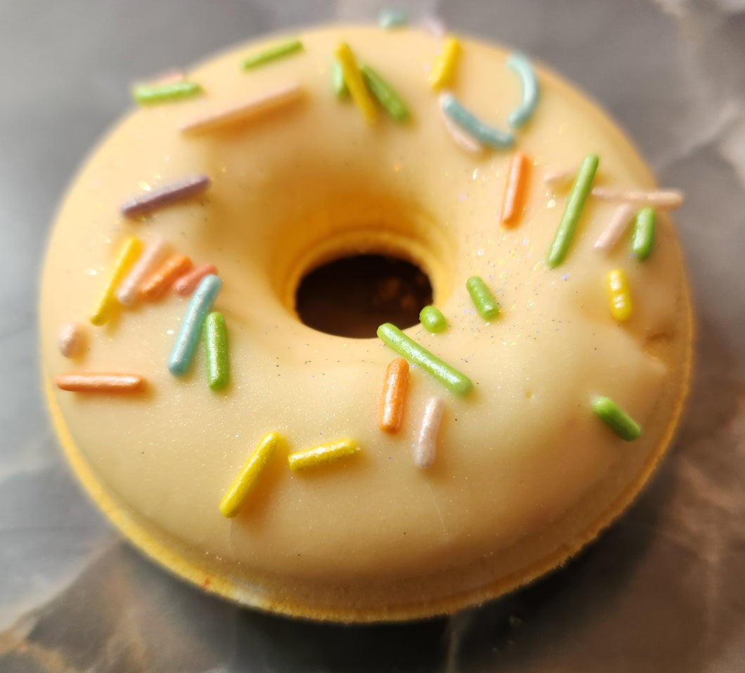 Luv Spell Donut Bath Bomb w/cocoa butter drizzle